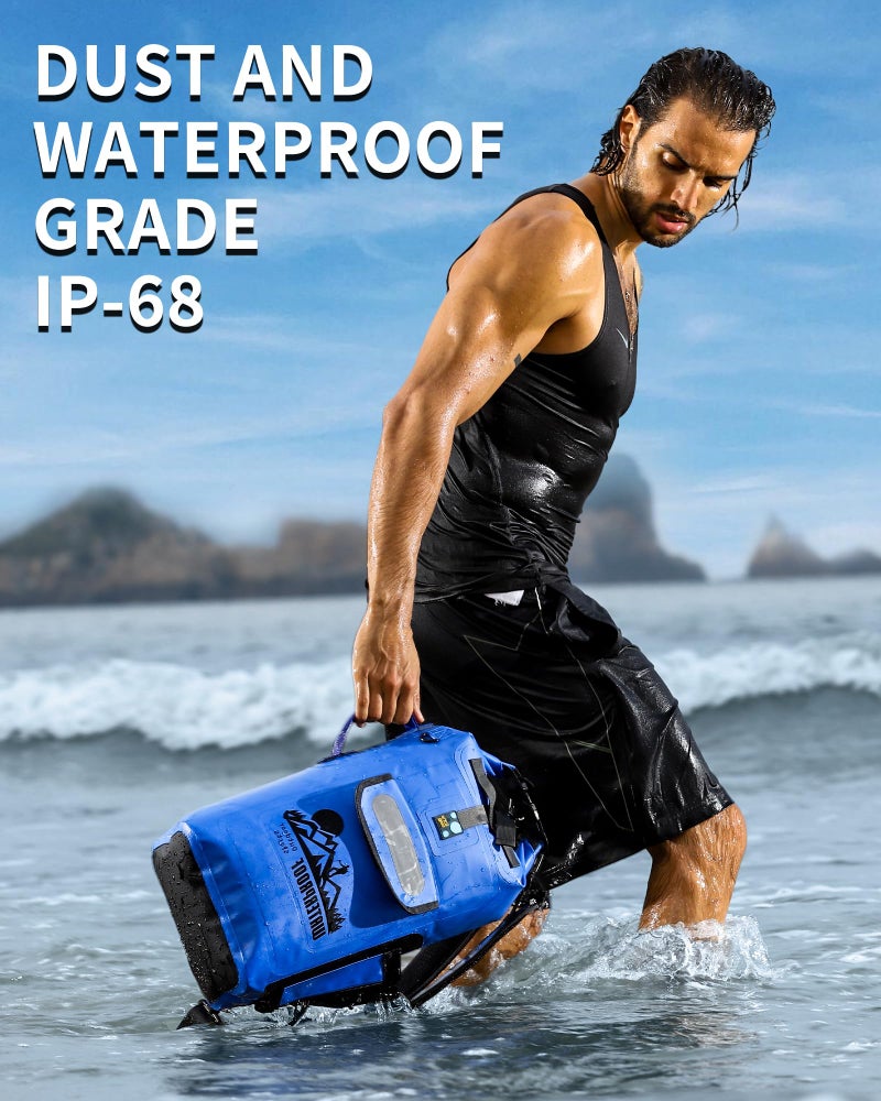 IDRYBAG Dry Bag Backpack Waterproof Floating 20L/30L/40L, Dry Bags Waterproof Backpack for Men, Dry Sack Waterproof Bag Kayak - Image 2